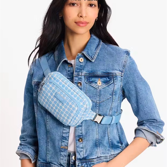 Kate Spade Noel Jacquard Belt Bag
Astral Blue 
NWT - Picture 2 of 16